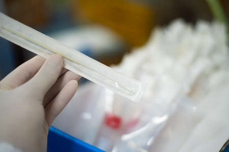 Equipment in laboratory science and medical concept.の写真素材