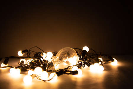 Abstract blur warm light background.の写真素材