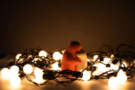 Abstract blur warm light background.の写真素材