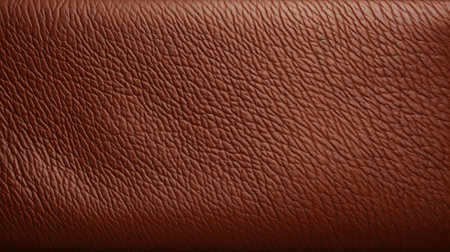 Brown Leather abstract background.AI generative.の素材