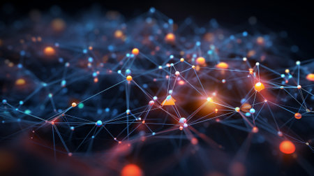 intelligence background AI generative.の素材