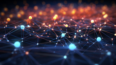 intelligence background AI generative.の素材