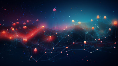 intelligence background AI generative.の素材
