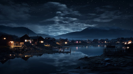 Landscape AI generative.の素材