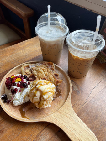 Coffee and bakery.の写真素材