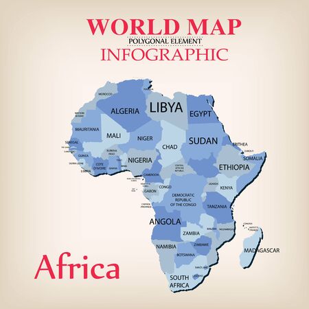World Map Info graphic vector.のイラスト素材
