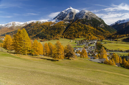 Fall in the Alps