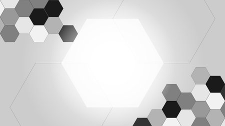 Bright polygon pattern abstract white backgroundのイラスト素材