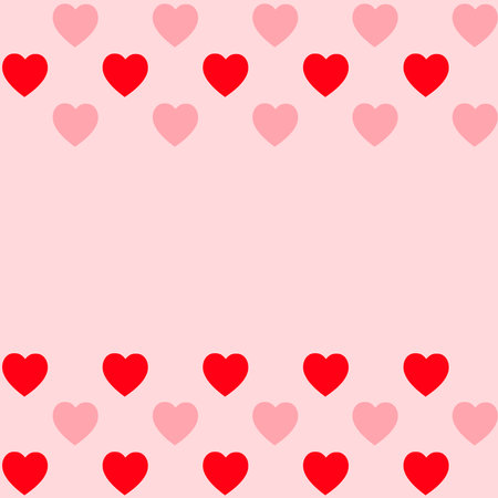 Free vector heart pattern lover pink backgroundのイラスト素材