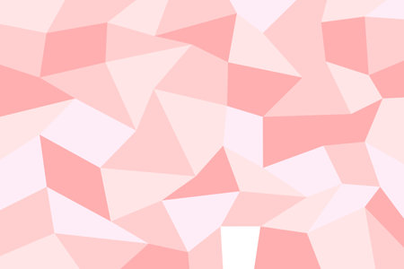 Vector illustration seamless pink geometric pattern of triangle and diamond surface styleのイラスト素材