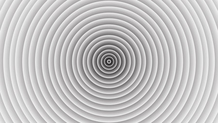 Vector illustration abstract white and grey patter seamless curve shell gradient color 3d shape motionのイラスト素材