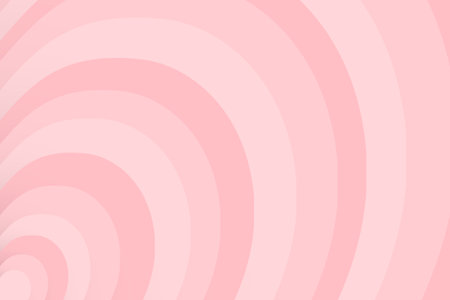 Vector illustration pink heart striped pattern 3d shape shell style,Heart love abstractのイラスト素材