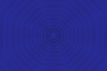 Illustration blue geometric background. Liquid blue 3d color background design. Fluid shapes compositionのイラスト素材