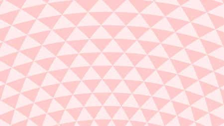 Vector illustration pink triangle geometric wave seamless patternのイラスト素材