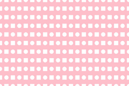 Vector illustration pink geometric wave seamless patternのイラスト素材