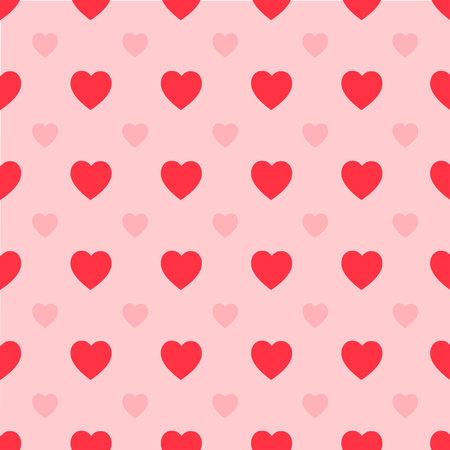 Free vector heart pattern lover pink backgroundのイラスト素材