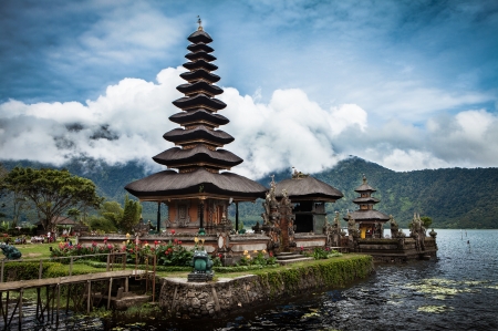 Ulun Danu Temple, Baliの写真素材