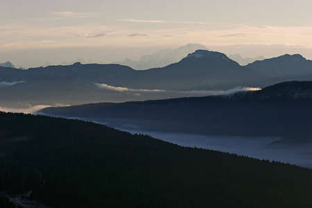 Landscape of mountain in the brownの写真素材