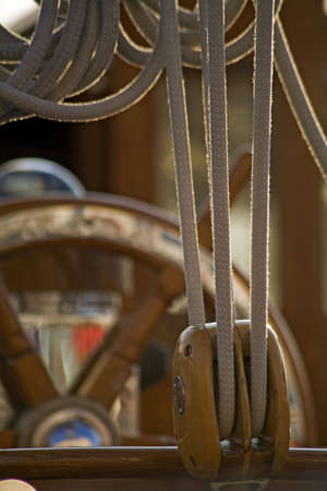 close up of an old sailing boat