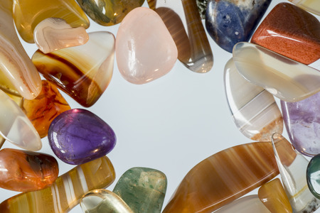 polished gravel from the Rhine in the Netherlands