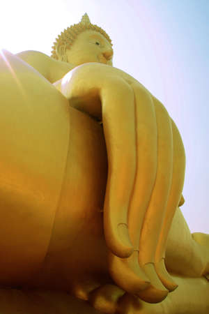 The largest statues of Buddha in Thailandの写真素材