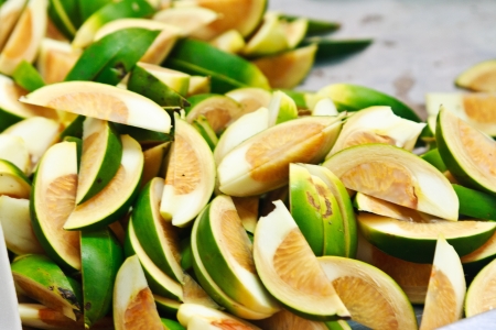 Betel palm nut fruit is in the marketの写真素材