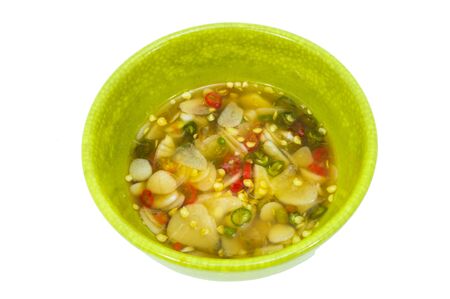 Chili Fish Sauce Thailand in a cup  の写真素材