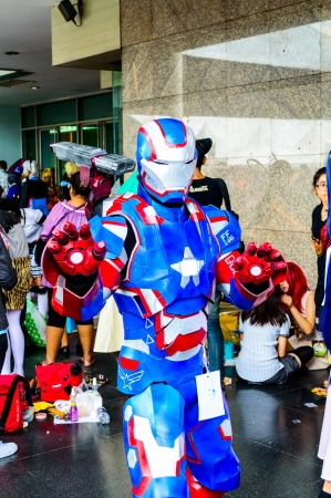 Bangkok - May 25   Cosplayer as characters Iron Man from Marvel Comics in Oishi World Cosplay Fantastic 7 on May 25, 2013 at Central World, Bangkok, Thailand のeditorial素材