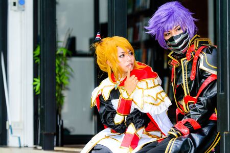 Cosplayer as characters Kurasame Susaya   Setsuna From Final Fantasy Type 0  reishiki  のeditorial素材