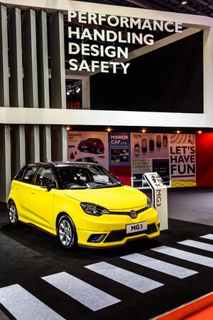 BANGKOK - MARCH 24 : MG3 on display at The 36th Bangkok International Motor Show のeditorial素材