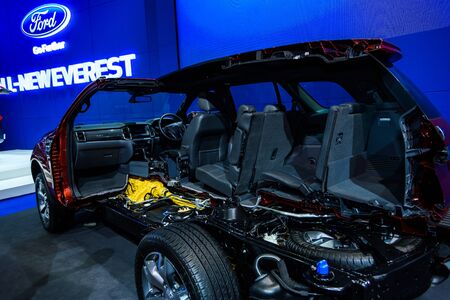 BANGKOK - DECEMBER 01 : Cross section of Ford ALL-NEW EVEREST on display at The 32nd Thailand...
