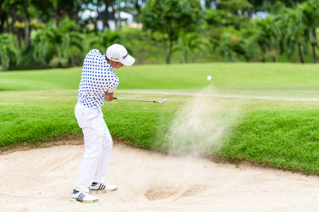 CHONBURI - JULY 31 : Chan Shih-chang of Chinese Taipei the winner of king's Cup 2016 at Phoenix Gold Golf & Country Club Pattaya on July 31, 2016 in Chonburi, Thailand.のeditorial素材