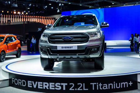 NONTHABURI - NOVEMBER 30 : Ford EVEREST 2.2L Titanium+ on display at Thailand International Motor...