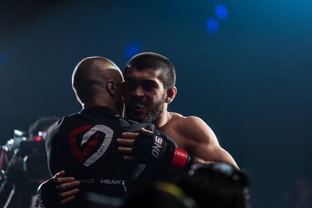 BANGKOK - March 24 : Saygid Guseyn Arslanaliev of Turkey in One Championship : IRON WILL on March 24, 2018 at Impact Arena, Muang Thong Thani, Bangkok, Thailand.のeditorial素材