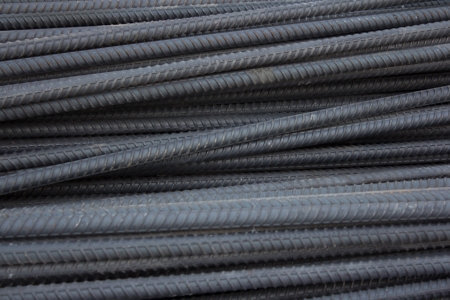 Construction steel rodsの写真素材