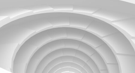 Spiral stair  3d renderの写真素材