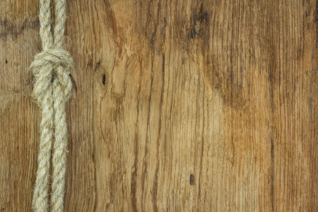 rope on wooden texture 