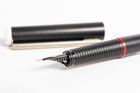 pen isolated on whiteの写真素材