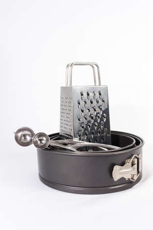 bakery utensil on the tableの写真素材