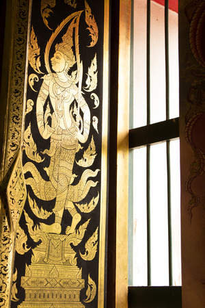 detail of architecture temple in thailandの写真素材