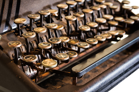 Close up typewriterの写真素材