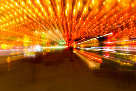 Abstract light in the night background