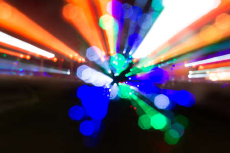 Abstract light in the night background