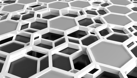 pattern of  hexagon design background