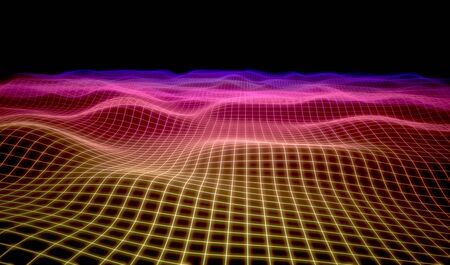 dot light with gradient color abstract background