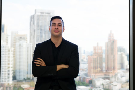 A Colleague of business people working in the officeの写真素材