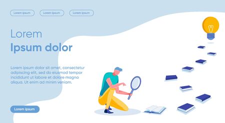 Searching New and Profitable Idea for Business.のイラスト素材