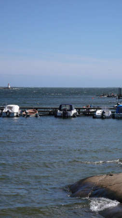 Marina with boatsの写真素材