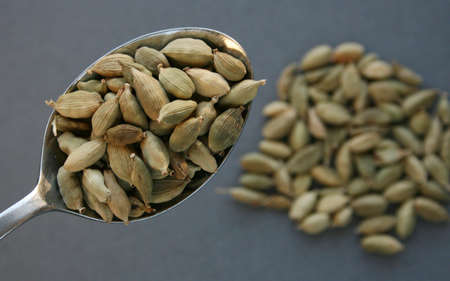 A spoonfull of cardamomの写真素材