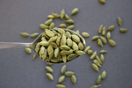 A spoonfull of cardamomの写真素材
